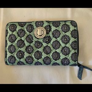 Vera Bradley Turnlock and Zip Wallet